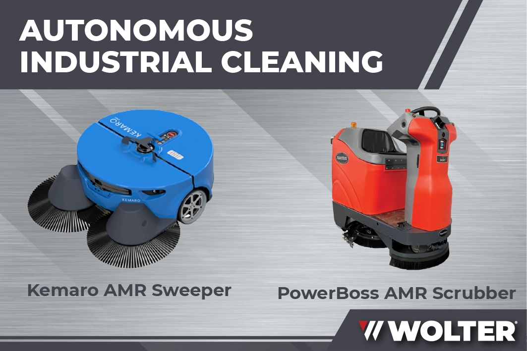 Kemaro AMR Sweeper & PowerBoss AMR Scrubber