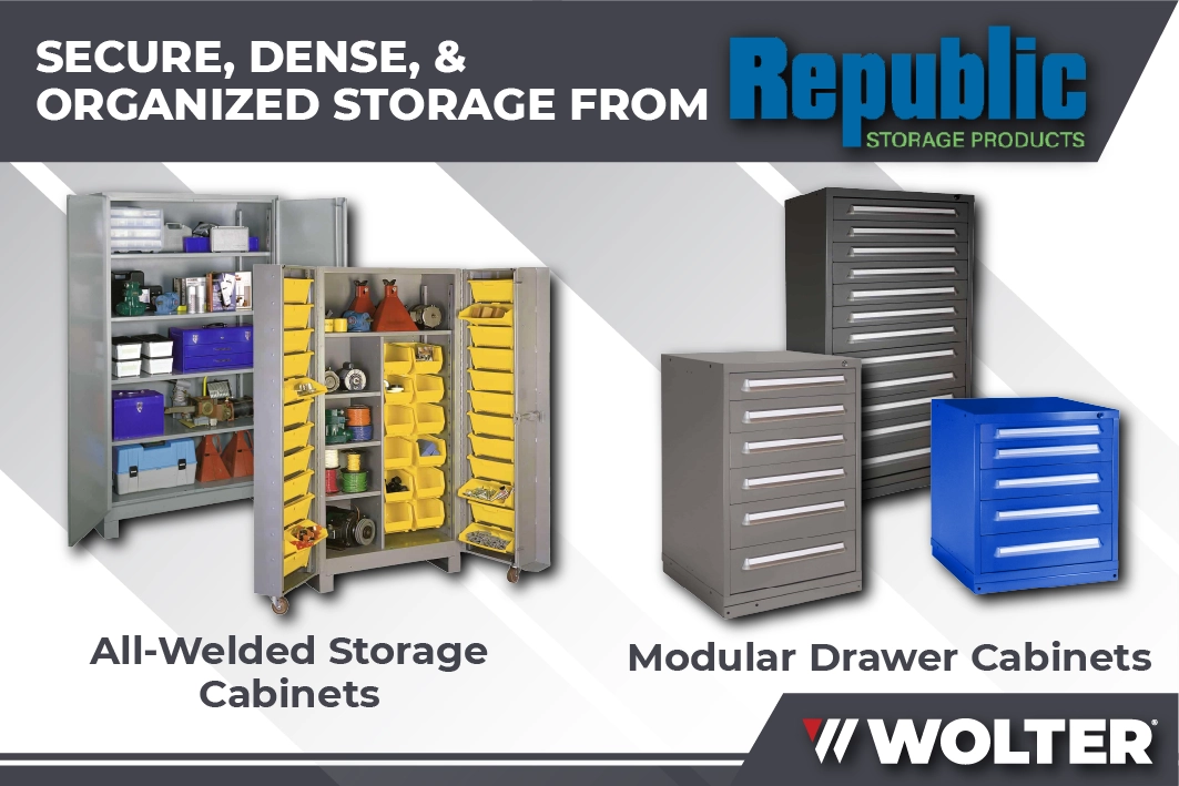 Stay Organized with Cabinets from Republic Storage Products