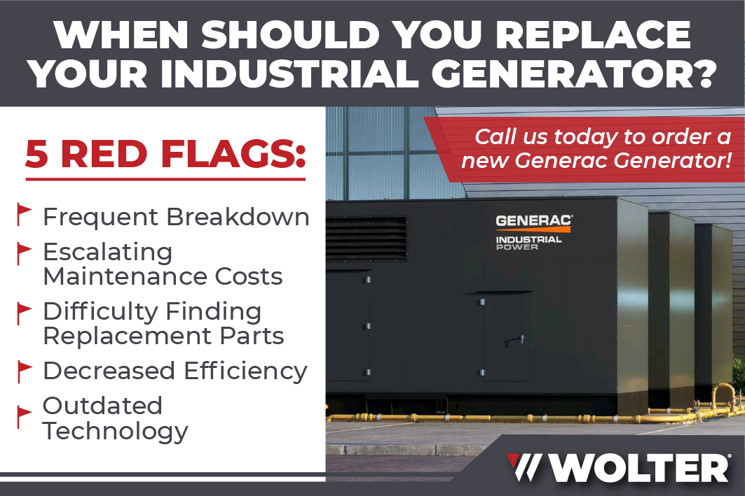 Knowing When to Replace Your Industrial Generator